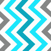 Зигзаги/Синий/Голубой//Графит/фон белый