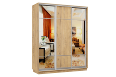 Шкафы-купе 3-х дверные, Шкаф-купе Премьер Лайт 23 (11;08;11) трехдверный