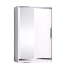 Шкаф-купе 2-дв  Strike 1350 зеркало/лдсп  (в2105*ш1350*г595)