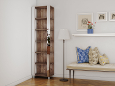 Открытые, Стеллаж модульный Универсальный 35х51х230 Зеркало