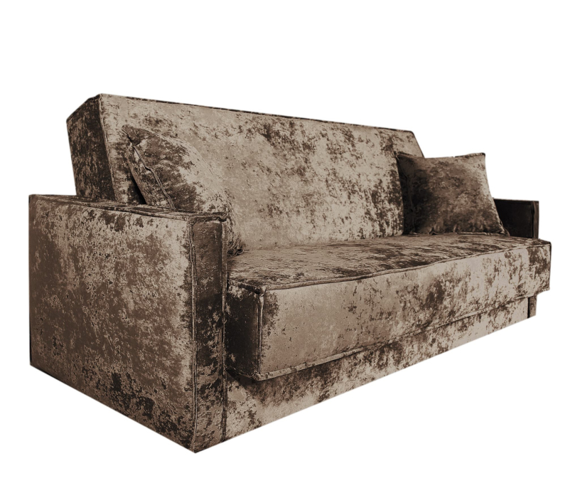 Диваны прямые, Диван-кровать книжка, Лофт с узкими боковинами 120, плюш