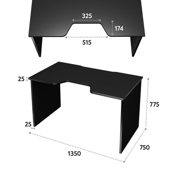 Компьютерные столы, Геймерский стол С-240