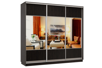 Шкаф-купе Премьер Лайт 62 (05;05;05) трехдверный