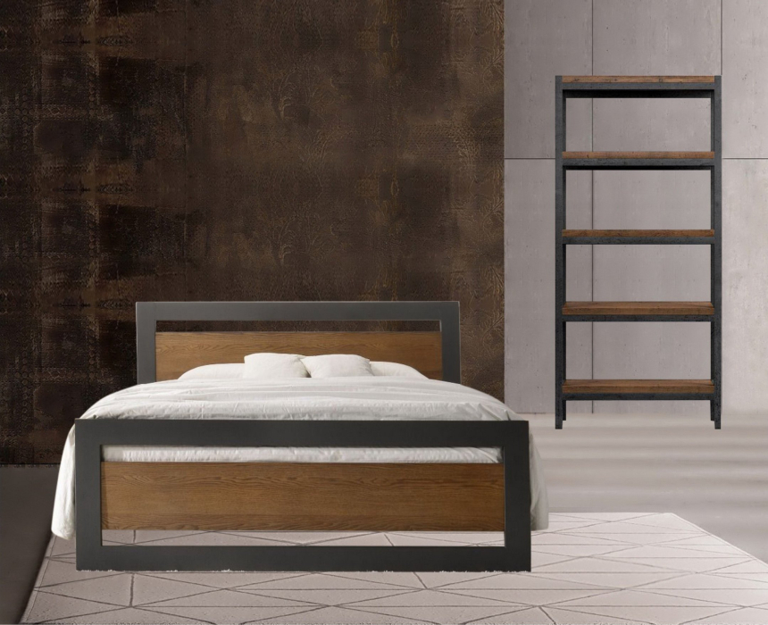 Кровати 180х200, Кровать в стиле лофт Чарльстон 1.8