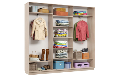 Шкаф-купе Премьер 55 Ясень шимо светлый