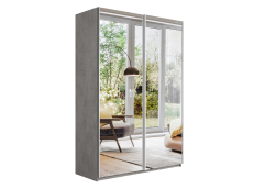 Шкафы-купе 2-х дверные, Шкаф Прайм дуо Зеркало+зеркало 2300 х 1600 х 570