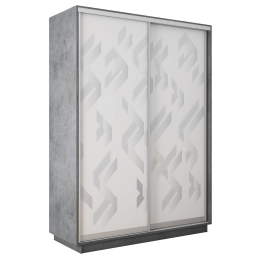 Шкаф-купе Экспресс 2-х дверный Фотопечать Ленты Стекла 160х60х240