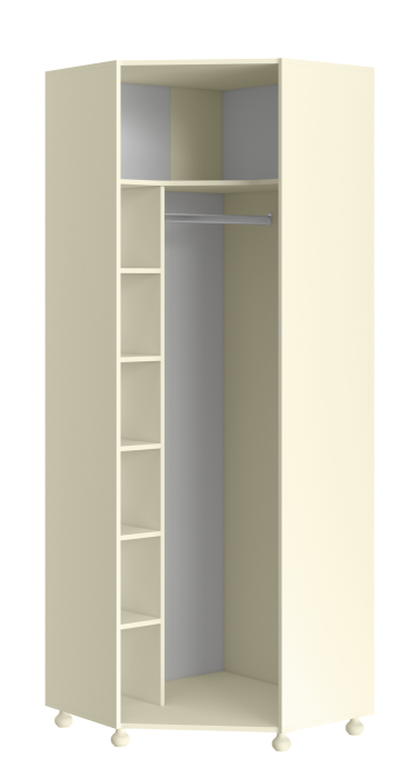 Угловые шкафы, Шкаф угловой Ассоль плюс АС-52К (левый)