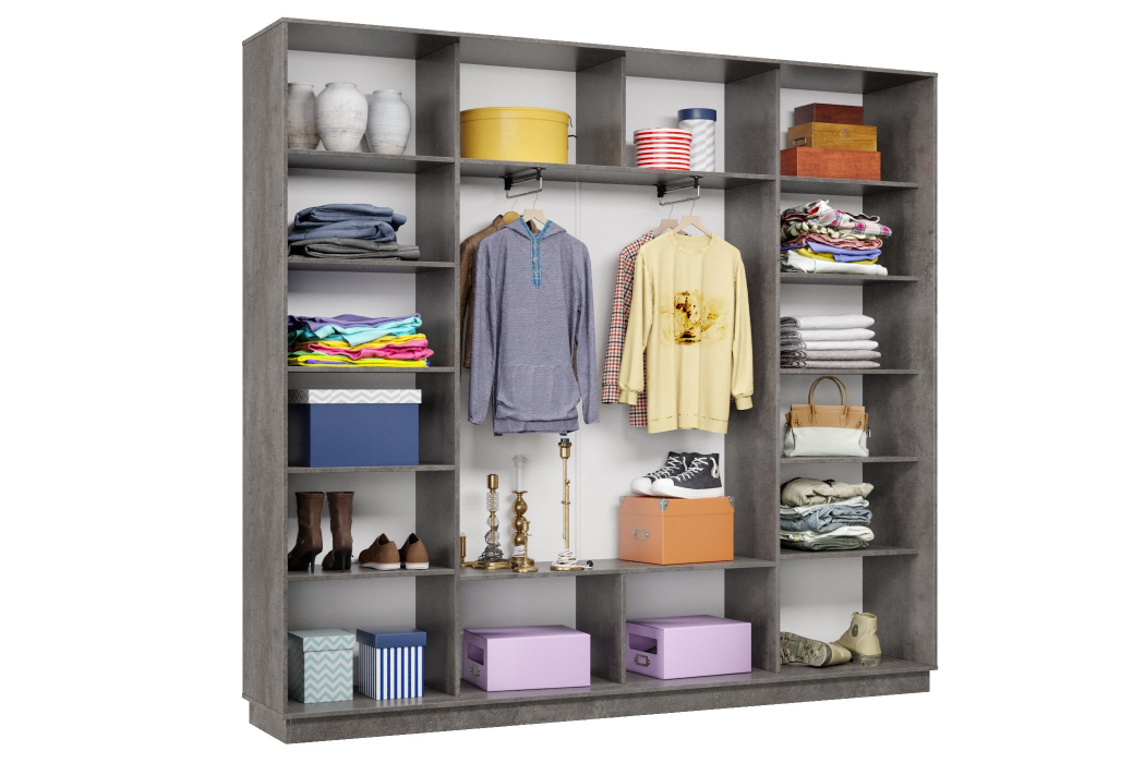 Шкафы-купе 3-х дверные, Шкаф-купе Премьер 57 (01РЧ;01РЧ;01РЧ) фасады ромб чёрный/трёхдверный/Профиль чёрный муар