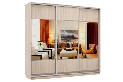 Шкаф-купе Премьер Лайт 54 (05;05;05) трехдверный