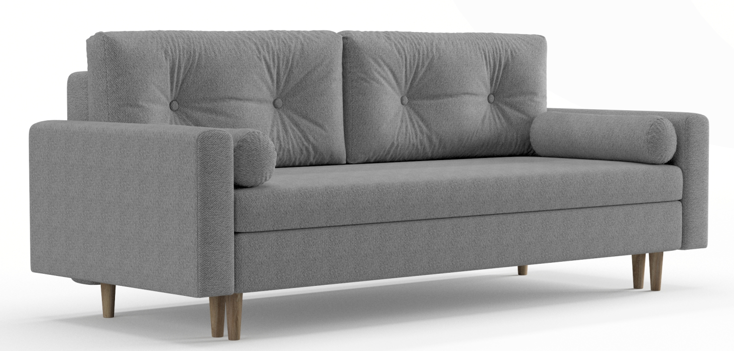 Диваны еврокнижки, Диван-кровать Таврида, пружинный блок, велюр