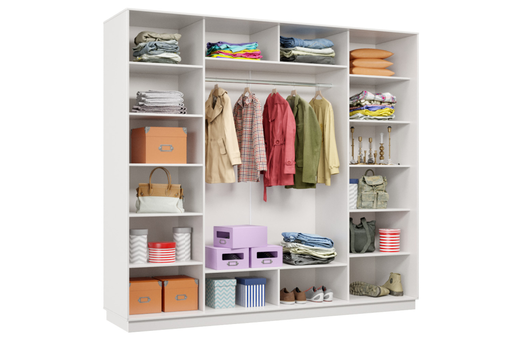 Шкафы-купе 3-х дверные, Шкаф-купе Премьер Лайт 58 (11;11;11) трехдверный