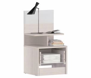 Уют СБ-2748/1 Тумба Авиньон,Белый/Белый