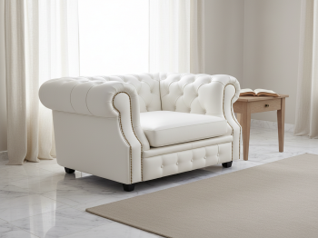 Кресло  Честер Лофт экокожа