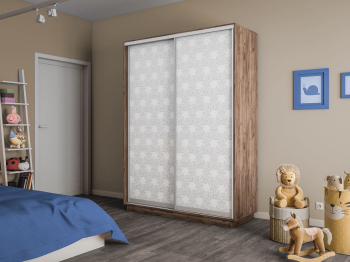 Шкаф-купе Экспресс 2-х дверный Фотопечать Калейдоскоп Стекла 120х60х240