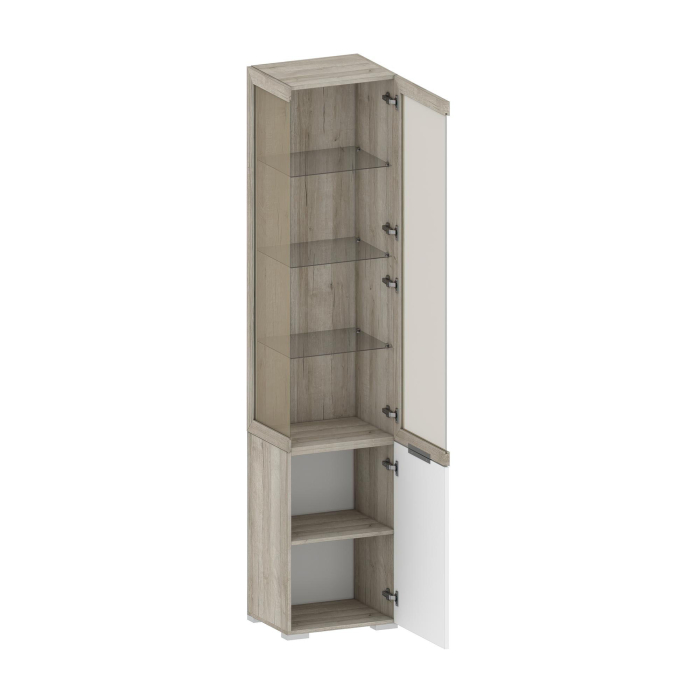 Шкафы распашные, Шкаф Анима ШК-3020, дуб серый, белый