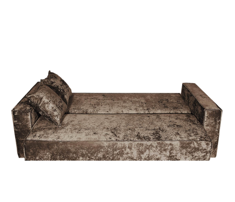 Диваны прямые, Диван-кровать книжка, Лофт с широкими боковинами 120, плюш