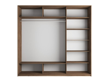 Шкаф-купе Прайм 3-х дверный Стекла хаки/ДСП/Доводчики 210х57х230