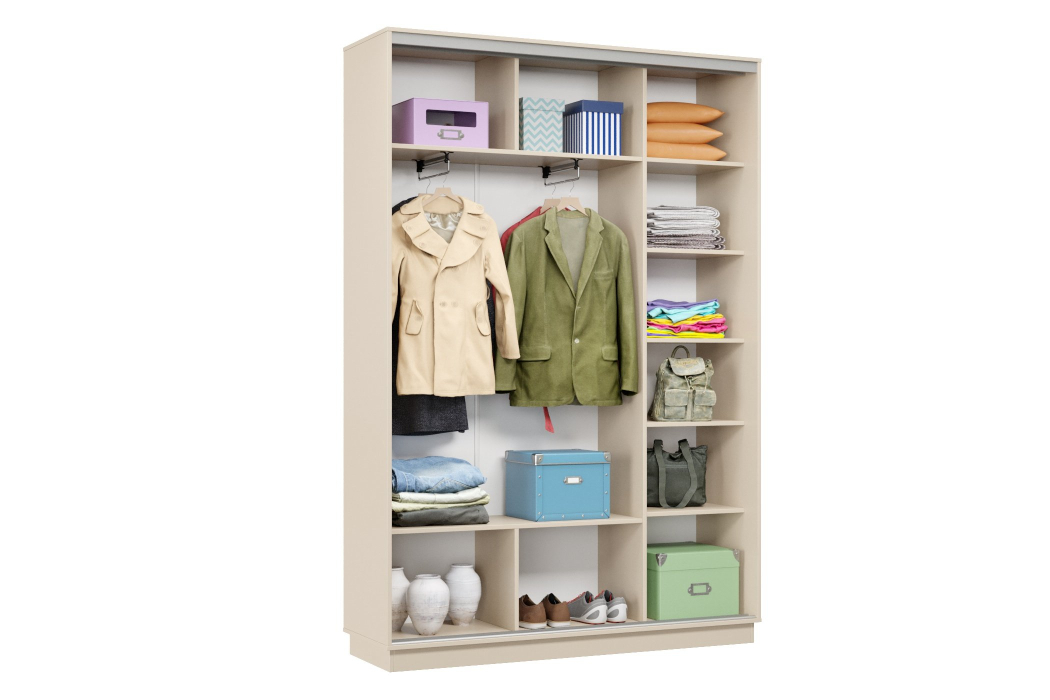 Шкафы-купе, Шкаф-купе Премьер Лайт 09 (11;11) двухдверный