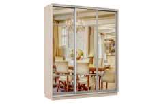 Шкафы-купе 3-х дверные, Шкаф-купе Премьер Лайт 44 (11;11;11) трехдверный