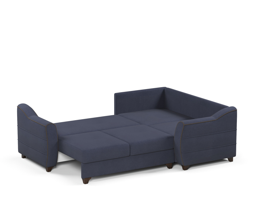 Диваны угловые в гостиную, Диван-кровать угловой Френсис еврокнижка, велюр