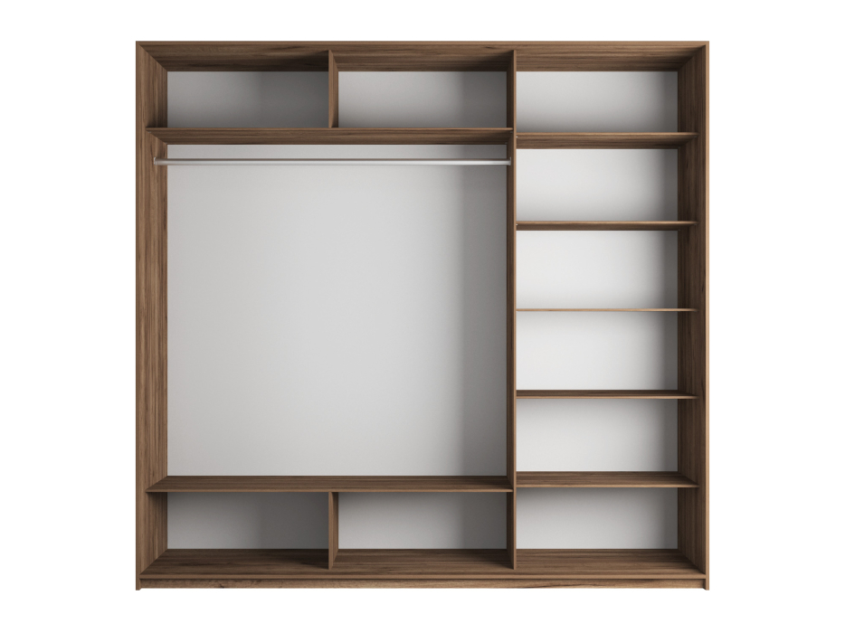 Шкафы-купе 3-х дверные, Шкаф-купе Прайм 3-х дверный Стекла хаки/Доводчики 210х57х230