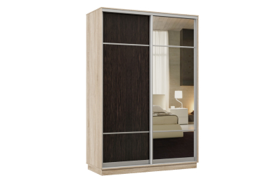 Шкаф-купе Премьер Лайт 03 Мини (08;11) двухдверный