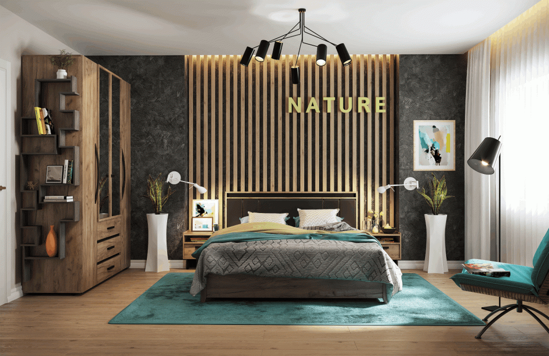 Кровати, Модульная система Nature (модуль 307) Кровать Люкс 1600+орт.осн