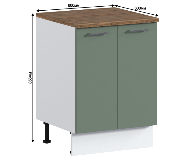 Оливер, Оливер стол 2 дв, 60х86 см