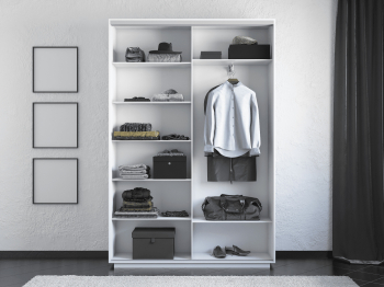 Шкаф-купе Экспресс 2-х дверный Фотопечать Шары Стекла 160х45х220