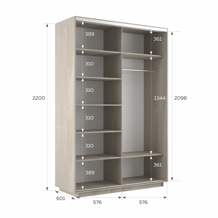 Шкафы-купе 2-х дверные, Шкаф-купе Экспресс 2-х дверный Фотопечать Шары Стекла 120х60х220