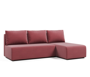 Угловой диван-кровать Каир (Комо, Крит), велюр