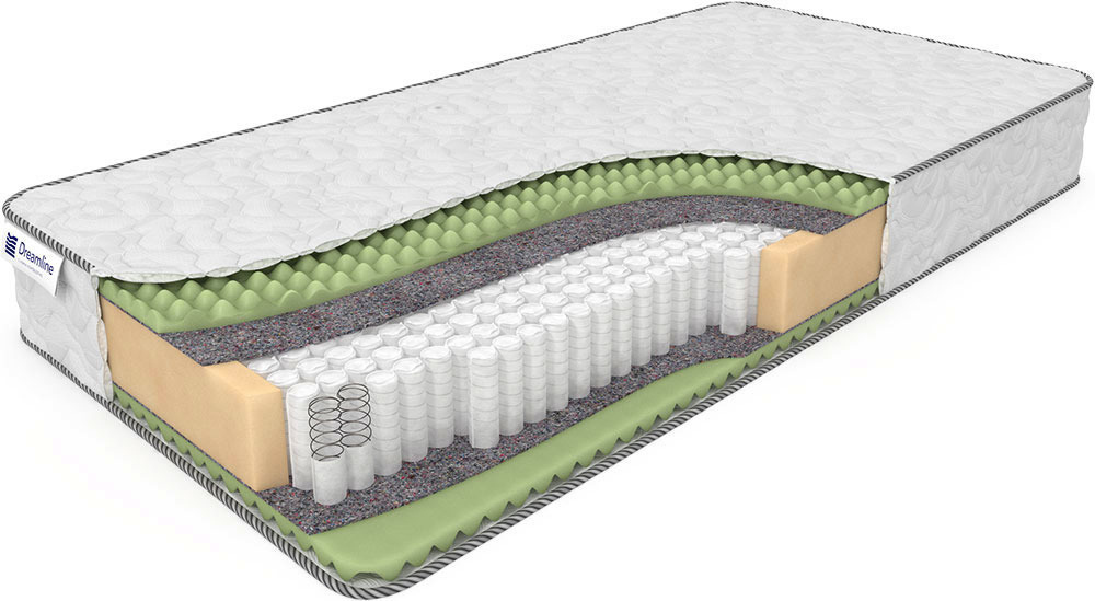 1600 x 2000, Матрас DreamLine Komfort Massage S1000 1600x2000