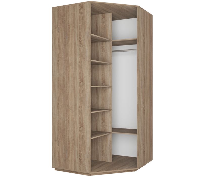 Для одежды, Шкаф распашной Угловой Экспресс, 90х90х220 см