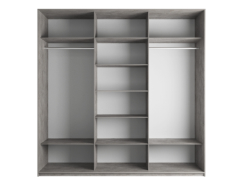 Шкаф-купе Эста Трио Стекло белое 300х66х240