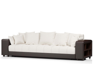 Диван-кровать Дубай еврокнижка,велюр+экокожа