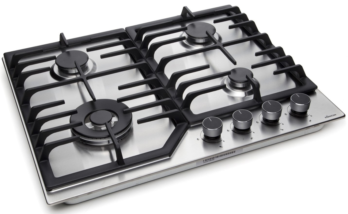 Встраиваемые варочные панели, Газовая варочная панель Konigin Blaze 604 IXW