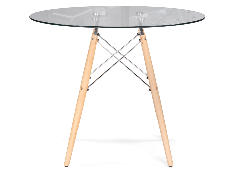 Журнальные столики, Стол стеклянный  PT-151 80х80х76