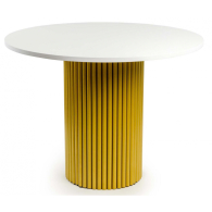 Обеденные столы, Стол Барел 110 (золотые ноги)