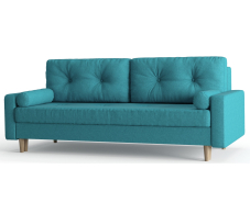 Диваны с ящиком для белья, Диван-кровать Belfast, независимый пружинный блок, рогожка