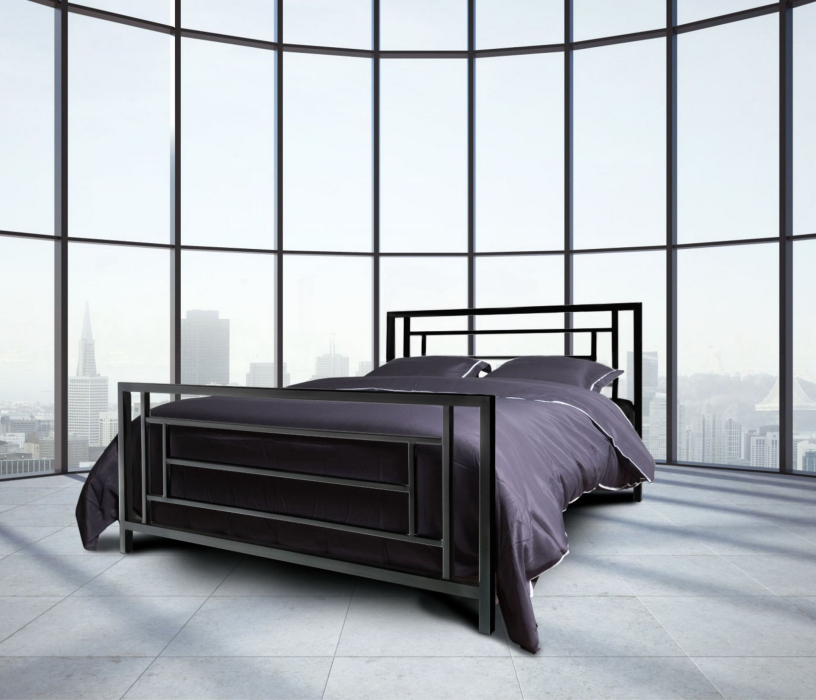 Кровати 160 см, Кровать в стиле лофт Орландо 1.6