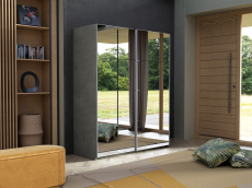 Шкафы-купе 2-х дверные, Шкаф-купе Эста Зеркало+Зеркало 180х66х240