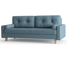 Диваны с ящиком для белья, Диван-кровать Belfast, независимый пружинный блок, велюр