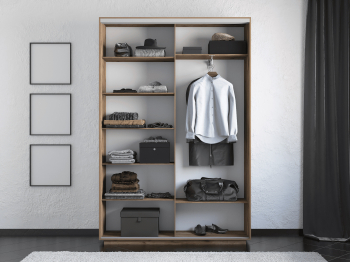 Шкаф-купе Экспресс 2-х дверный Фотопечать Шелк Стекла 140х45х220