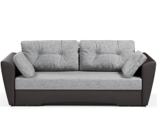 Диваны прямые, Диван-кровать прямой Амстердам еврокнижка,рогожка+экокожа