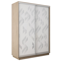 Шкаф-купе Экспресс 2-х дверный Фотопечать Ленты Стекла 120х60х240