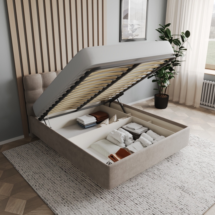 1600 x 2000, Кровать Prime Soft 160х200 с подъёмным механизмом