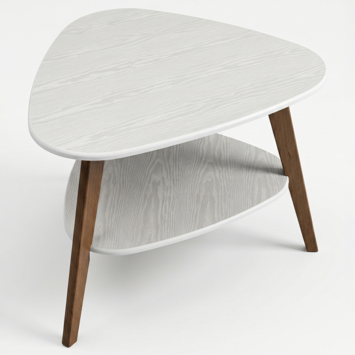Журнальные столики, Стол журнальный БьютиСтайл 24 белый/бук