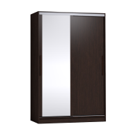 Шкафы-купе 2-х дверные, Шкаф-купе 2-дв  Strike 1350 зеркало/лдсп  (в2105*ш1350*г595)