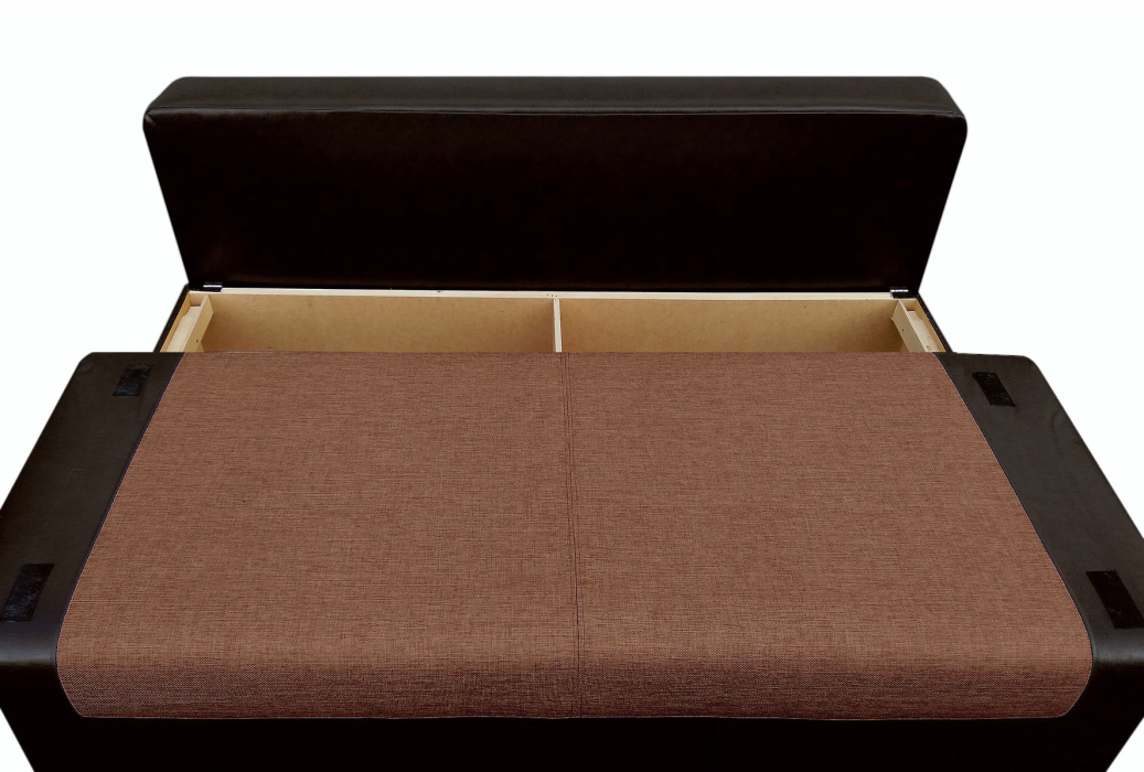 Диваны прямые, Диван-кровать еврокнижка, Амстердам мини 150, рогожка/экокожа